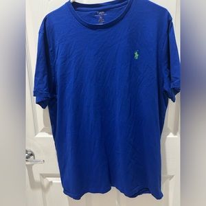 Polo Men’s Royal Blue short sleeve T shirt. Size XL